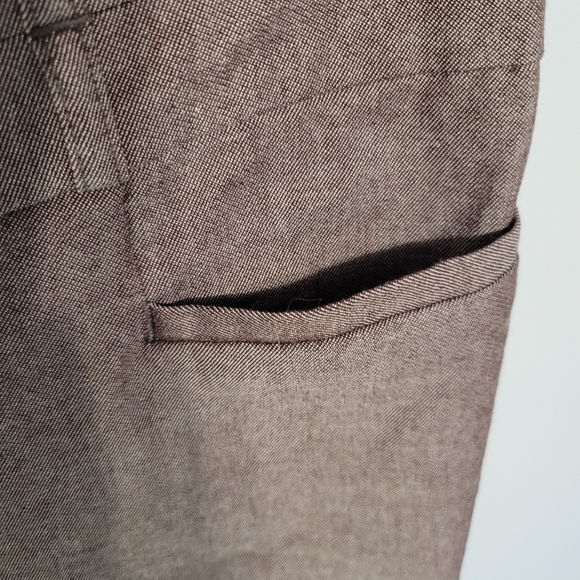 Smart Set Regular Curvy Fit Dark Beige Pants - Picture 5 of 8